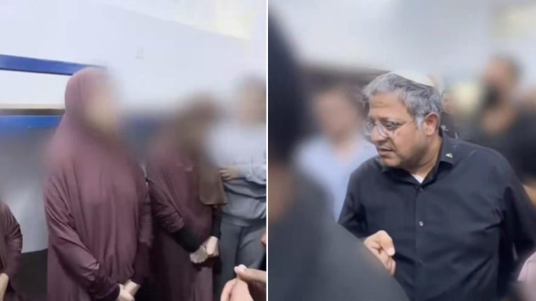 İsrailli Bakan BenGvir, Filistinli kadın tutuklularla alay ettiği görüntüleri paylaştı