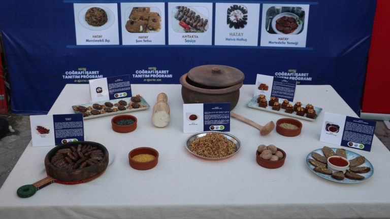 Hatay'da tescillenen 5 ürün tanıtıldı