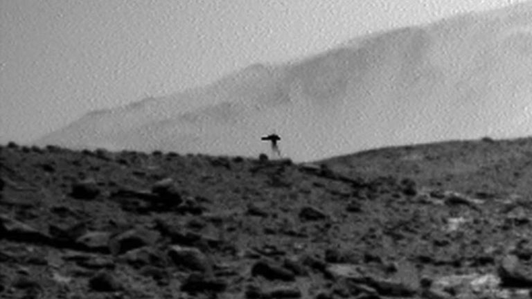 Mars'ta görülen esrarengiz cisim uzaylı değil kozmik ışın çıktı