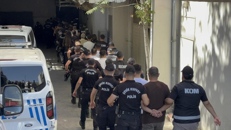Gaziantep'te suç örgütüne yönelik operasyonda 18 tutuklama
