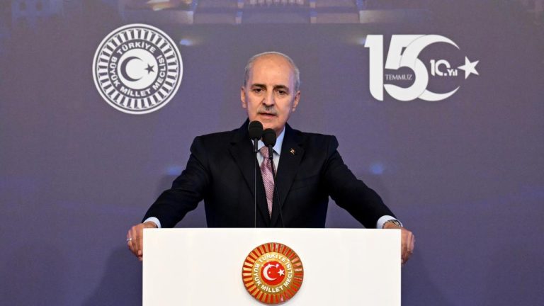 TBMM Başkanı Kurtulmuş: Tarih, bu barbarca politikaların sorumlularını unutmayacak