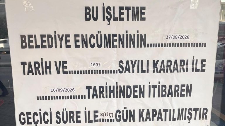 Tarihi geçmiş ürün satan market mühürlendi