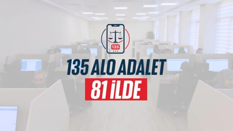 Alo Adalet 135, tüm adliyelerde hizmete sunuldu