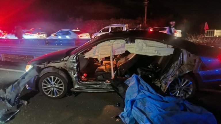 Bingöl'de bariyere çarpan otomobildeki 2 kişi öldü