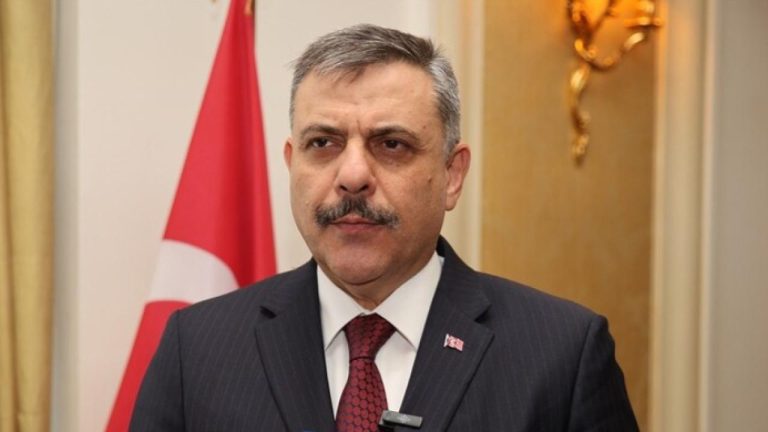 İçişleri Bakanı Çiftçi'den şehit polis Ahmet Türkoğlu için taziye mesajı